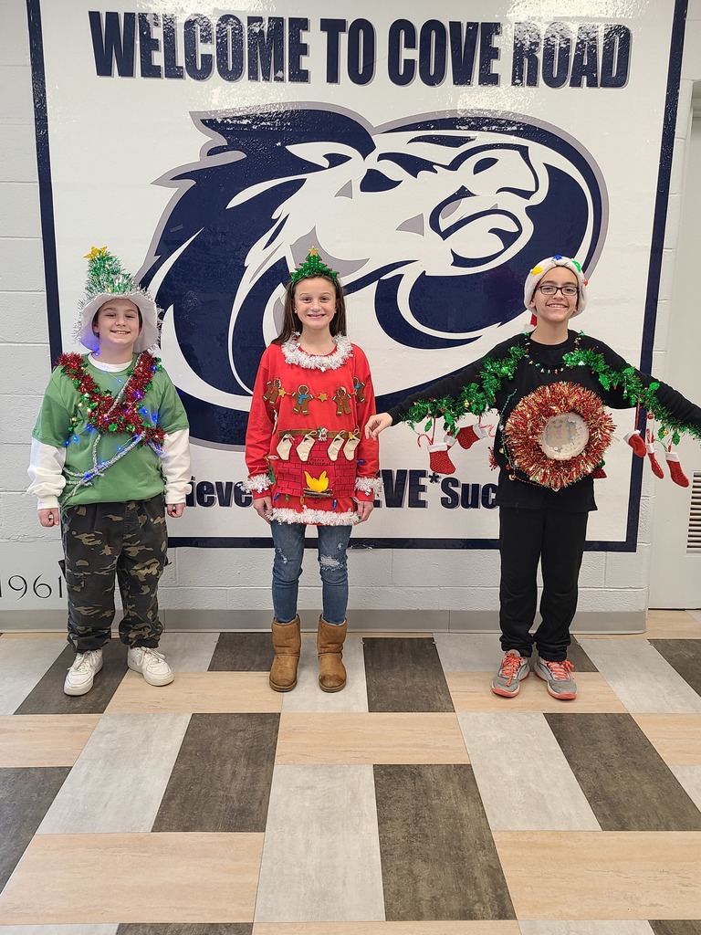 Holiday sweater winners